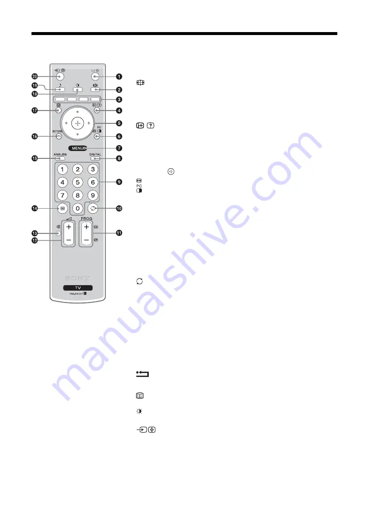 Sony Bravia KDL-15G2000 Operating Instructions Manual Download Page 45