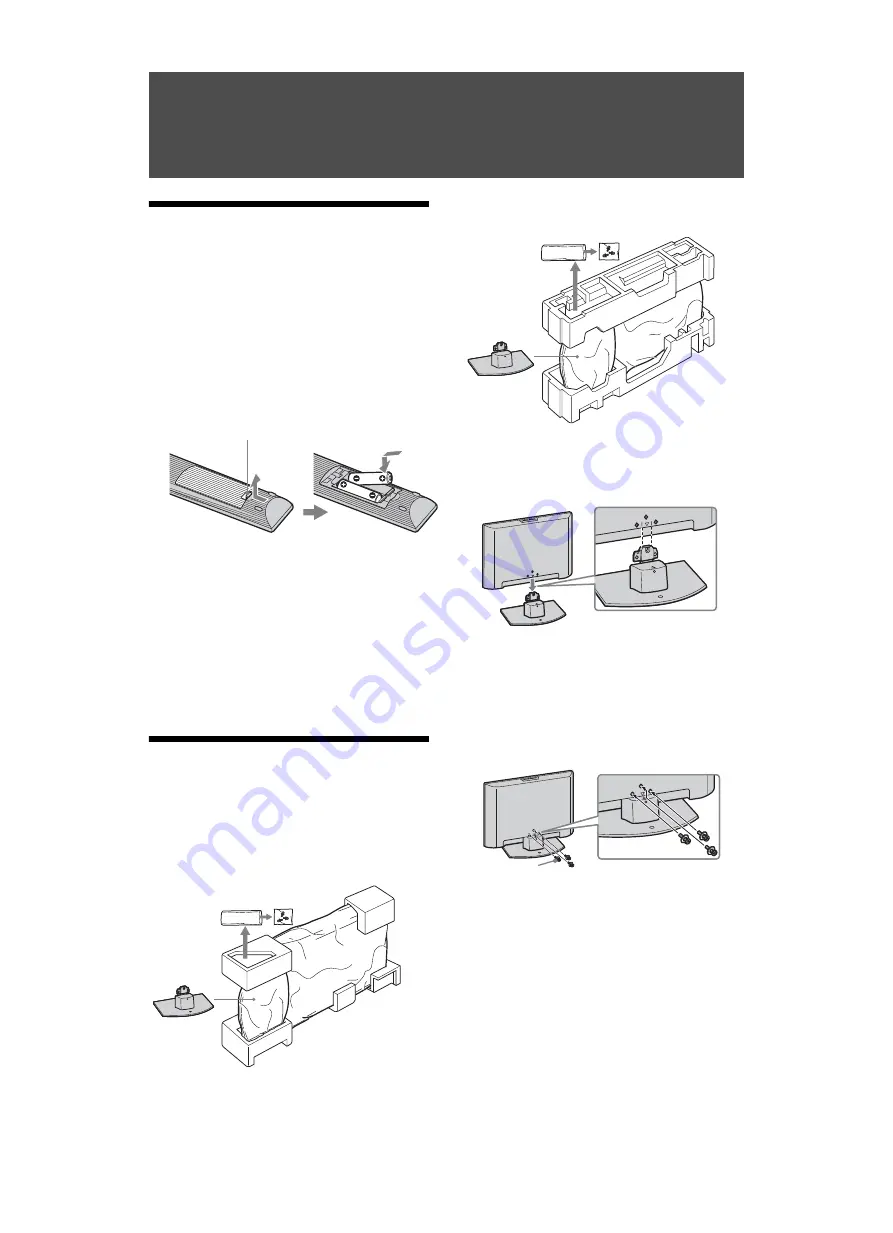 Sony Bravia KDL-19L40 Series (Danish) Operating Instructions Manual Download Page 4