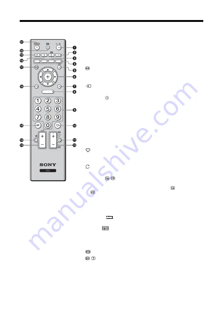 Sony Bravia KDL-19L40 Series Скачать руководство пользователя страница 191