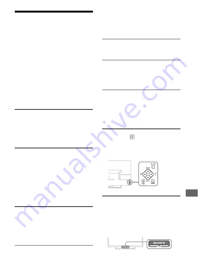 Sony Bravia KDL-24W60xA Reference Manual Download Page 61