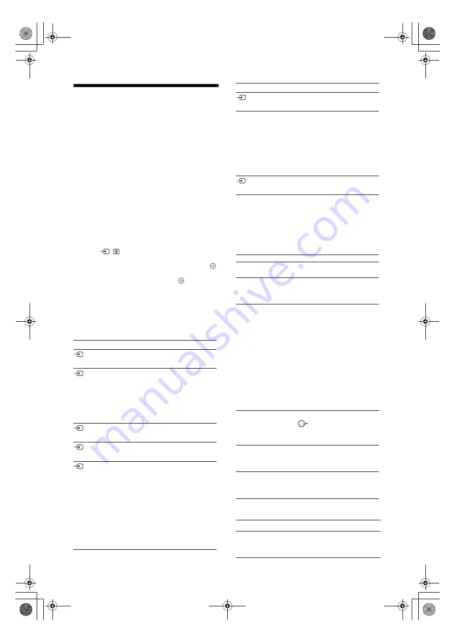 Sony Bravia KDL-26E40 SERIES Operating Instructions Manual Download Page 90