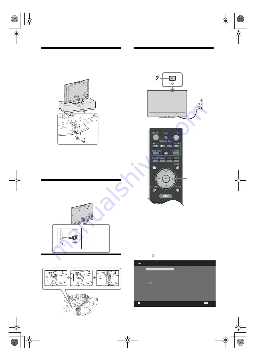 Sony Bravia KDL-26E40 SERIES Скачать руководство пользователя страница 185