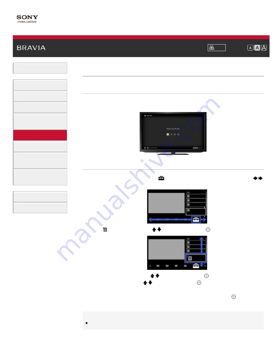 Sony BRAVIA KDL-32EX550 I-Manual Download Page 91