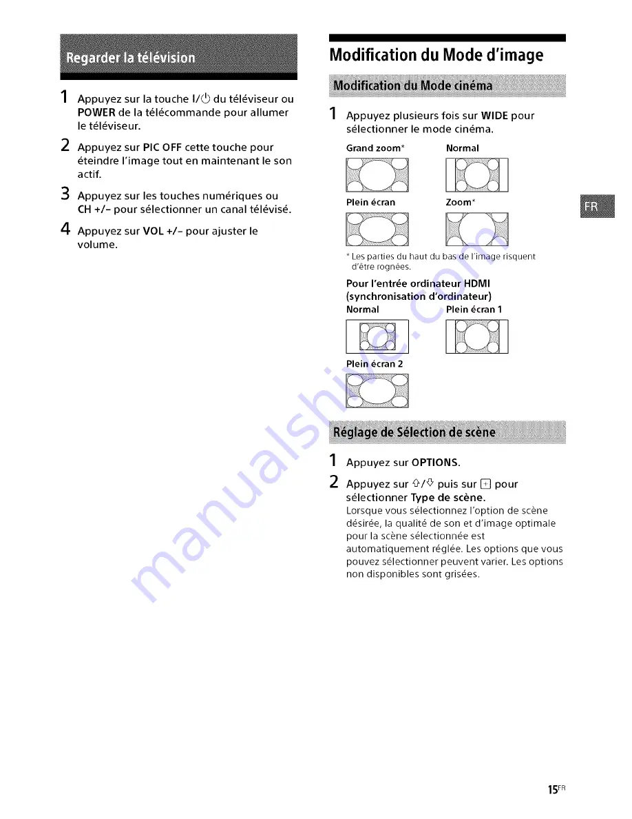 Sony Bravia KDL-32R30OB Operating Instructions Manual Download Page 47