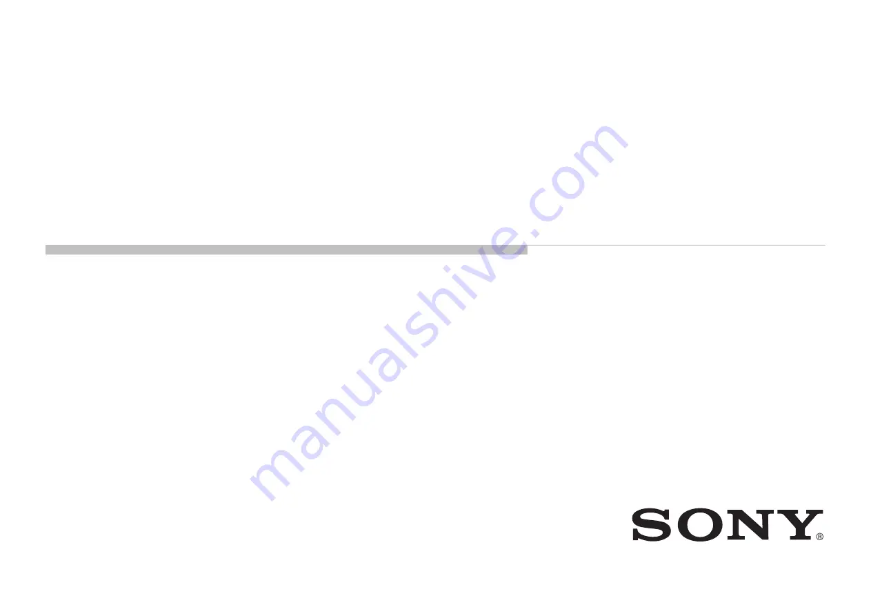 Sony BRAVIA KDL-32W600D Скачать руководство пользователя страница 2