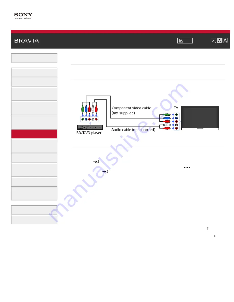 Sony Bravia KDL-32W706B User Manual Download Page 93