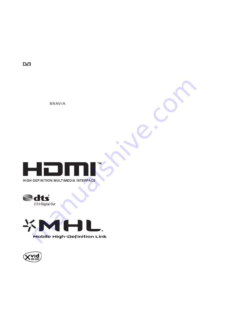 Sony BRAVIA KDL-40R450A Operating Instructions Manual Download Page 2