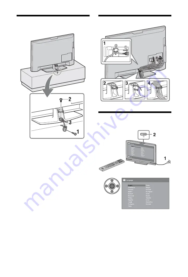 Sony Bravia KDL-40V4000 Operating Instructions Manual Download Page 6