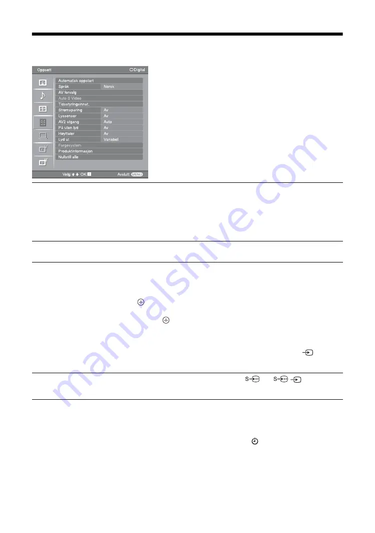 Sony Bravia KDL-40W2000 Operating Instructions Manual Download Page 208