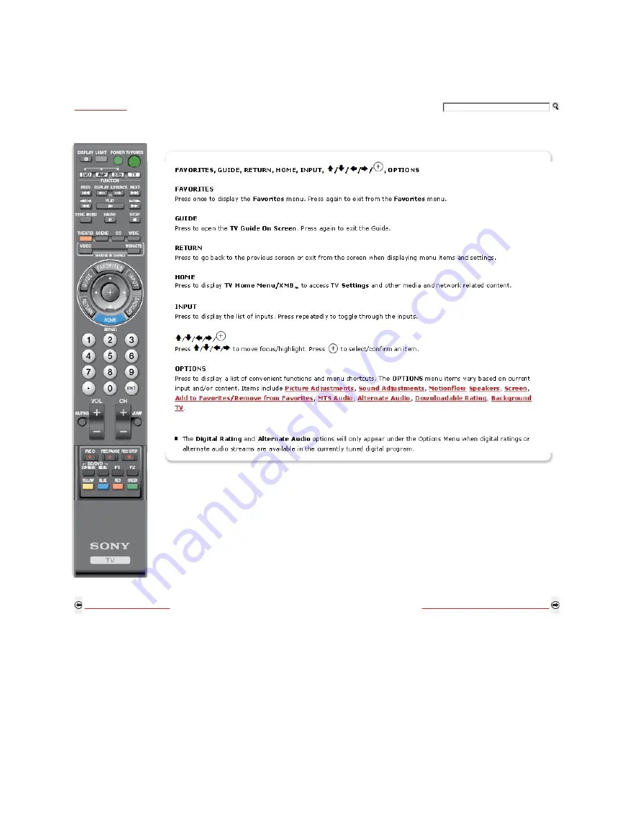 Sony BRAVIA KDL-40XBR9 Reference Manual Download Page 71