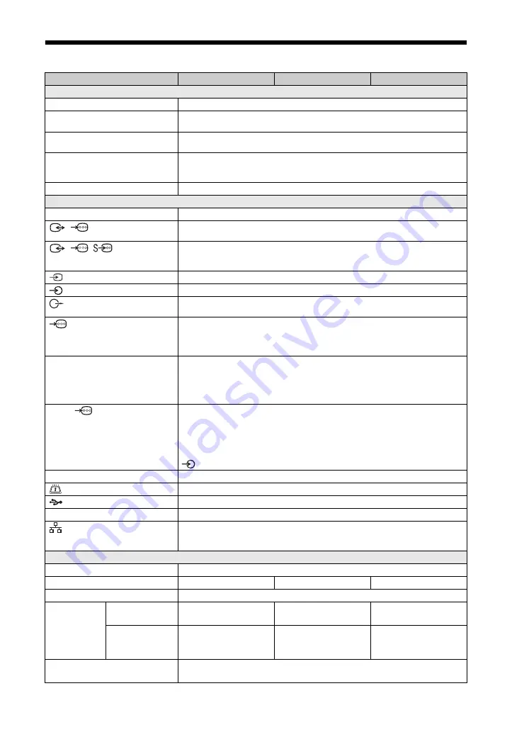 Sony BRAVIA KDL-40Z4500 Operating Instructions Manual Download Page 186