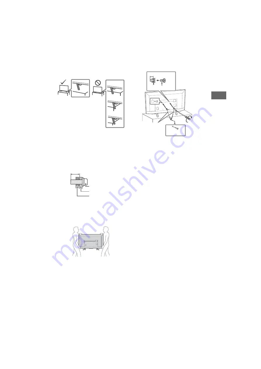 Sony Bravia  KDL-43WG6 Series Скачать руководство пользователя страница 3