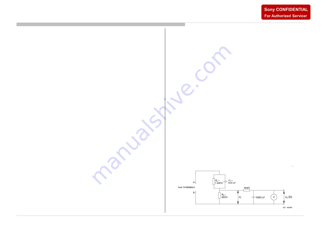 Sony Bravia  KDL-43WG6 Series Service Manual Download Page 11