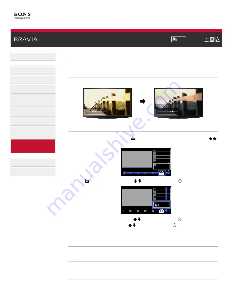 Sony Bravia KDL-46HX857 I-Manual Download Page 24