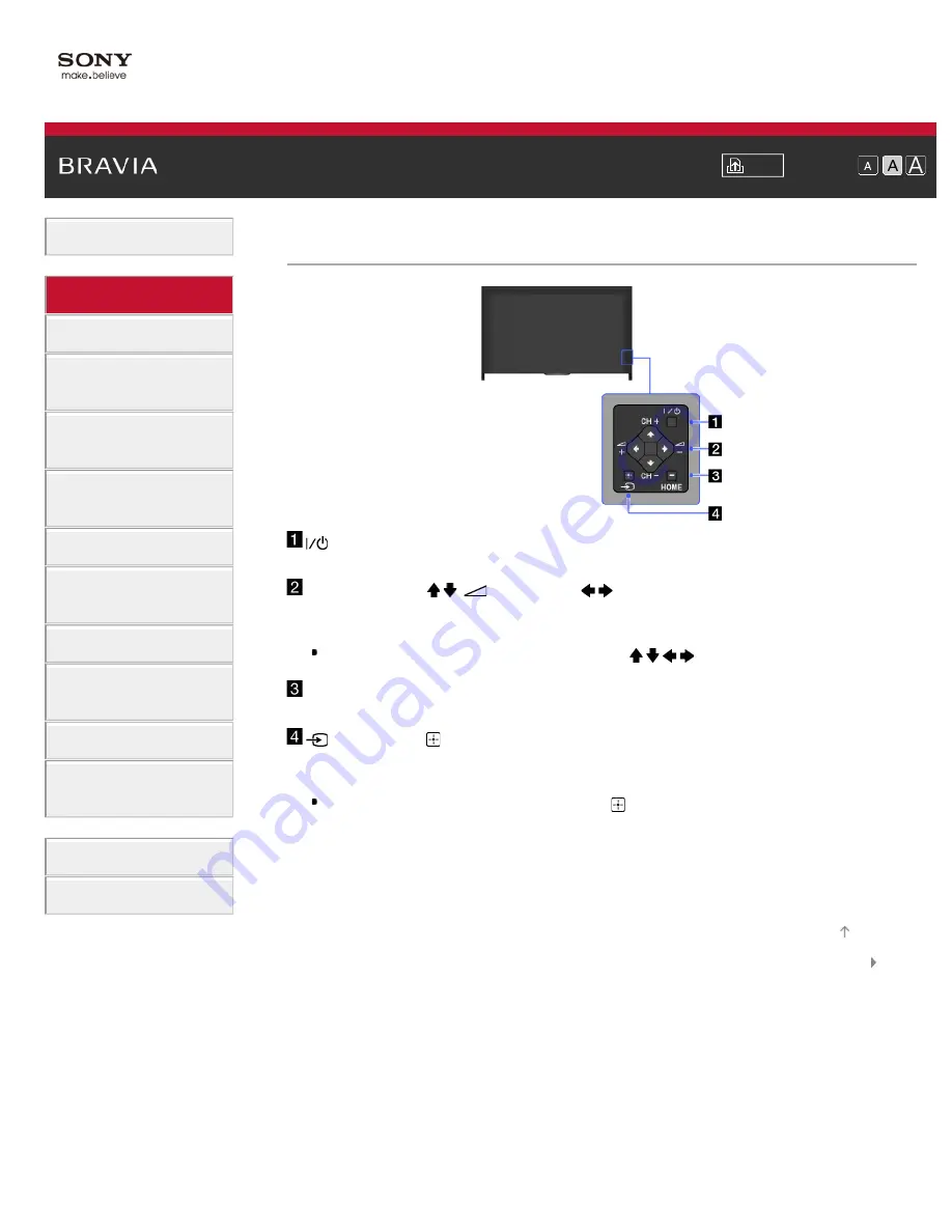 Sony BRAVIA KDL-50W805B User Manual Download Page 46