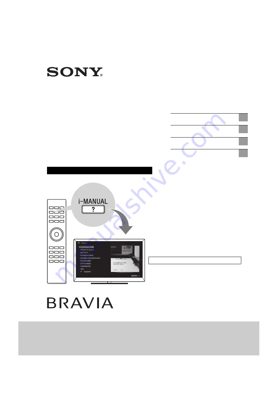 Sony Bravia KDL-55HX820 Скачать руководство пользователя страница 152