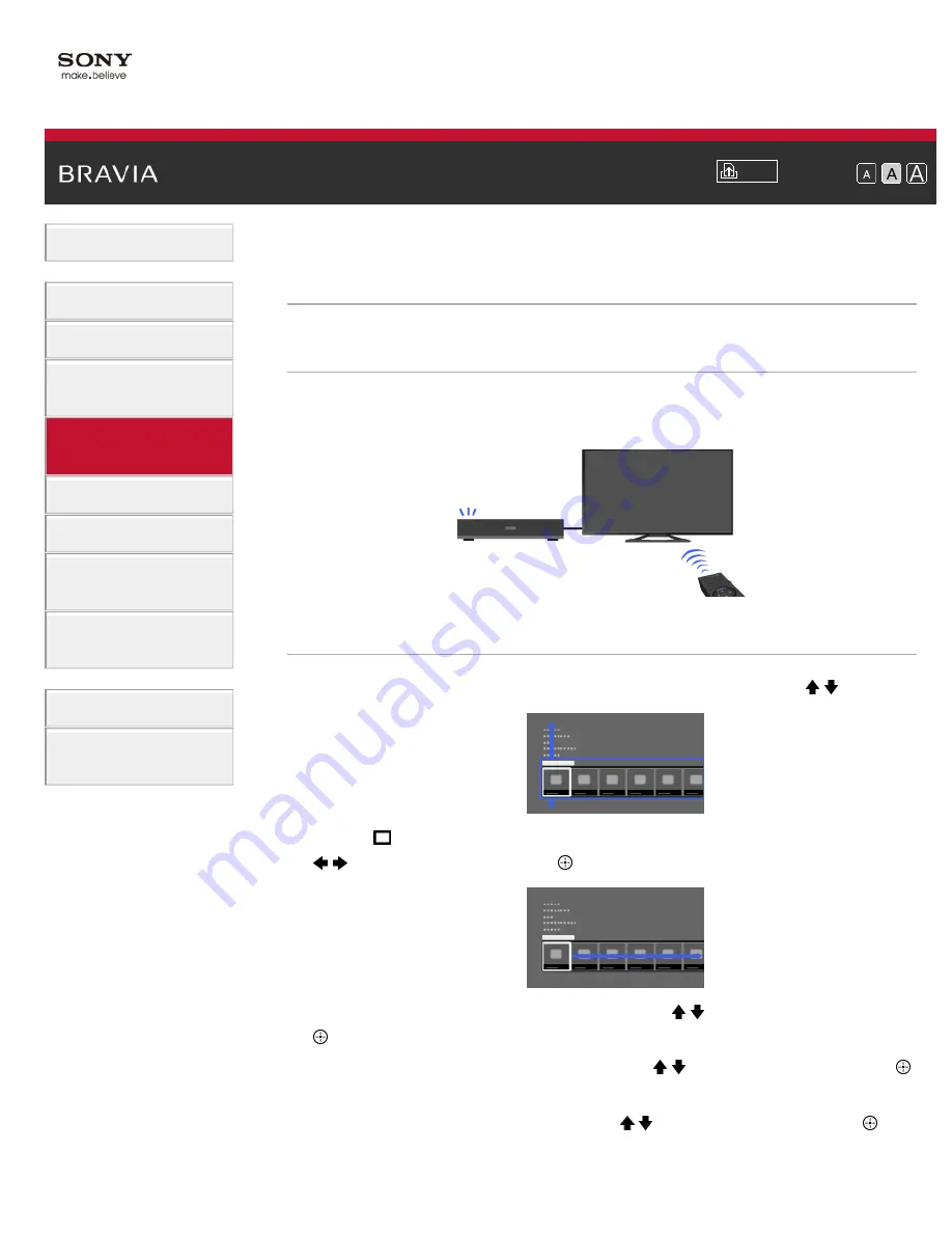 Sony Bravia KDL-65S990A Manual Download Page 96