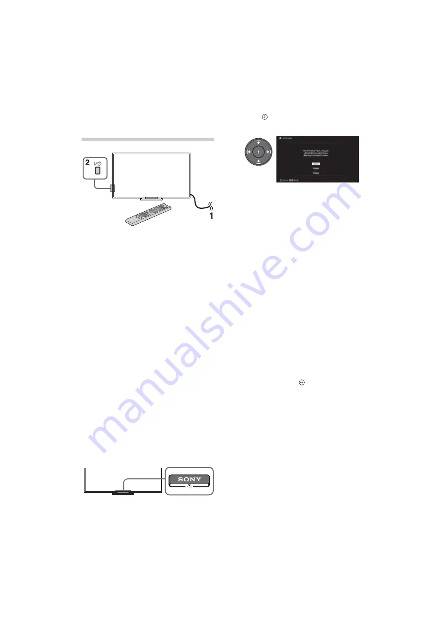 Sony Bravia KDL-65W850A Operating Instructions Manual Download Page 20