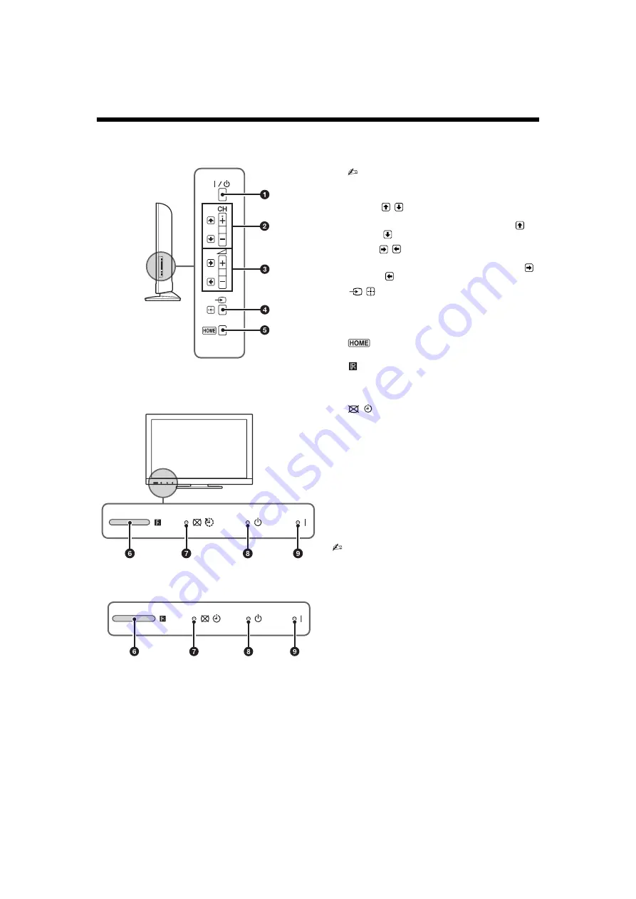 Sony Bravia KLV-22BX350 Operating Instructions Manual Download Page 10