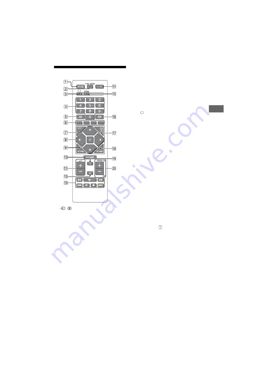 Sony Bravia KLV-32R302C Operating Instructions Manual Download Page 7