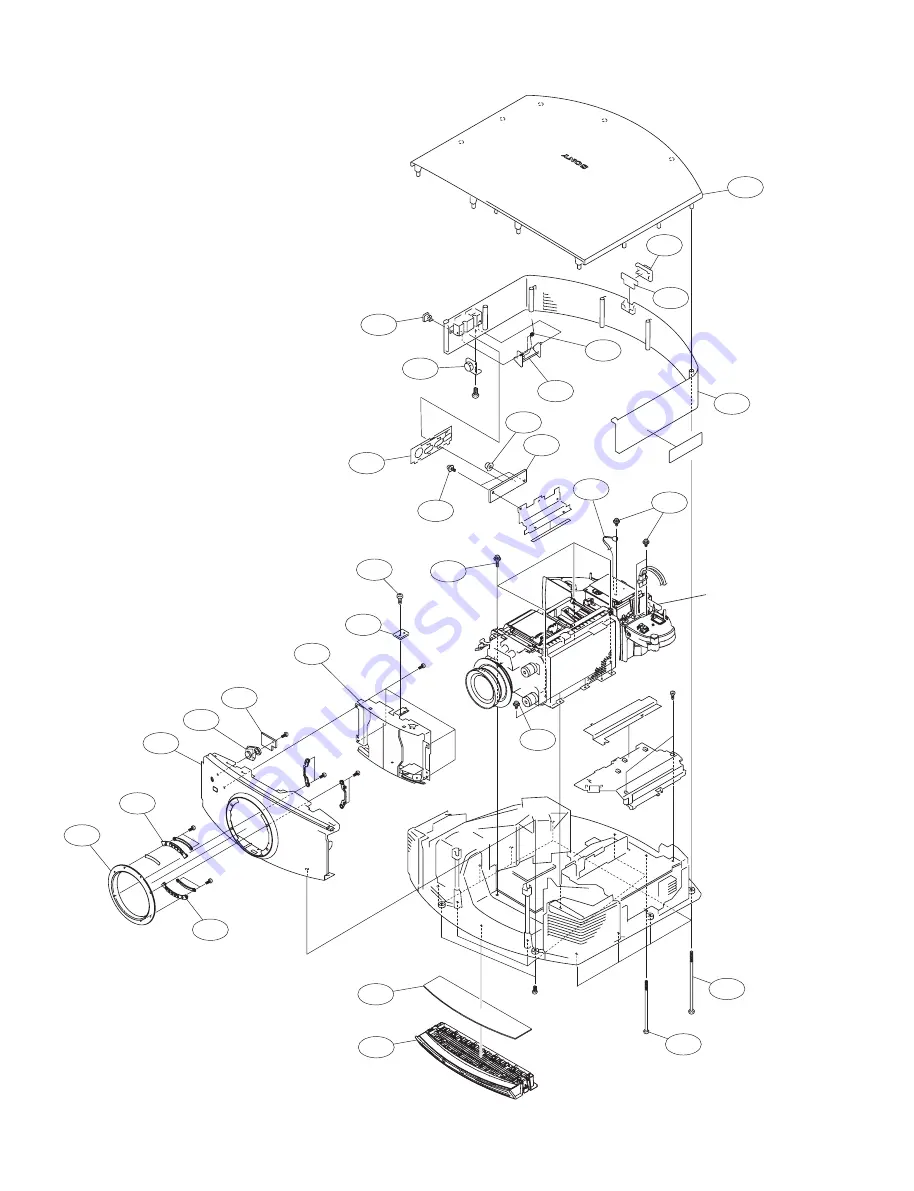 Sony BRAVIA VPL-VW90ES Service Manual Download Page 54