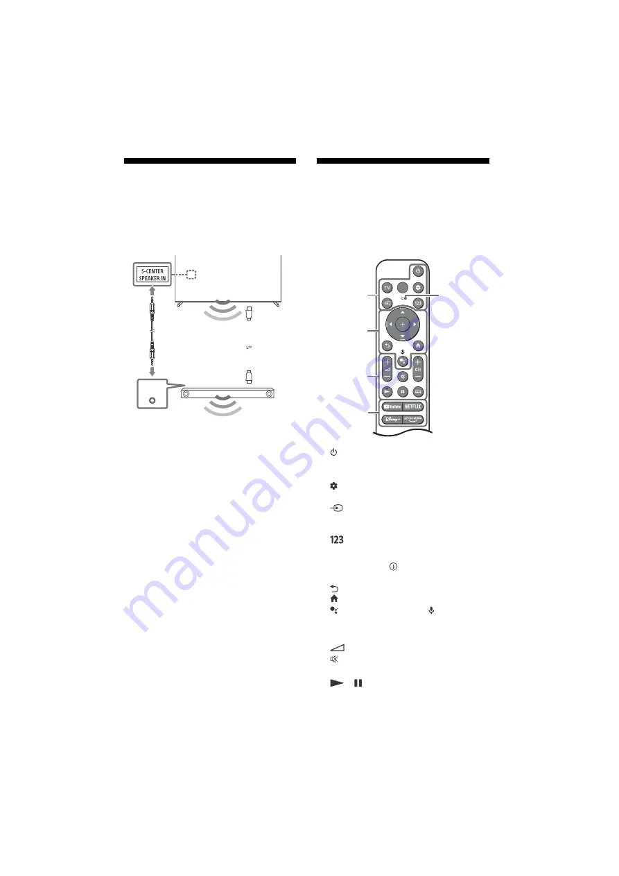 Sony BRAVIA XR 55A8 K Series Reference Manual Download Page 30