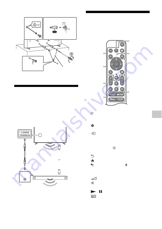 Sony BRAVIA XR 55X9 K Series Скачать руководство пользователя страница 67