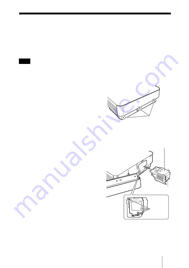 Sony BRIGHTERA VPL-FH30 Quick Reference Manual Download Page 113