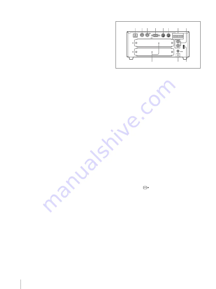 Sony BRU-SF10 Operating Instructions Manual Download Page 18