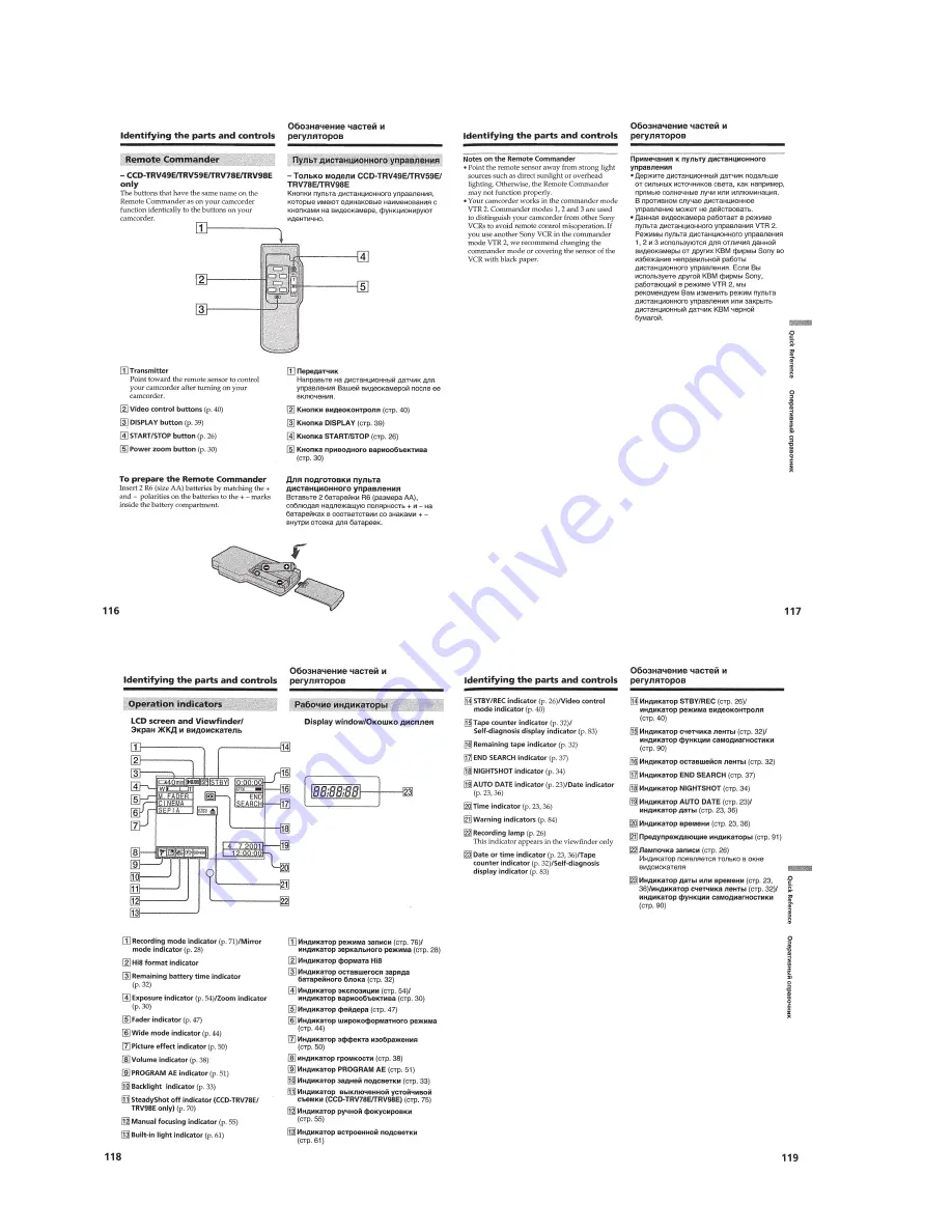 Sony CCD-CCD-TRV49E Скачать руководство пользователя страница 35