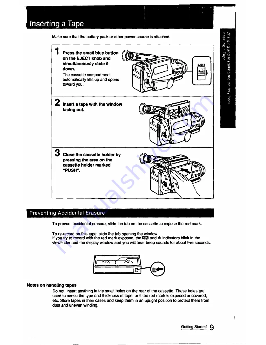 Sony CCD-FX511 Operation Manual Download Page 9