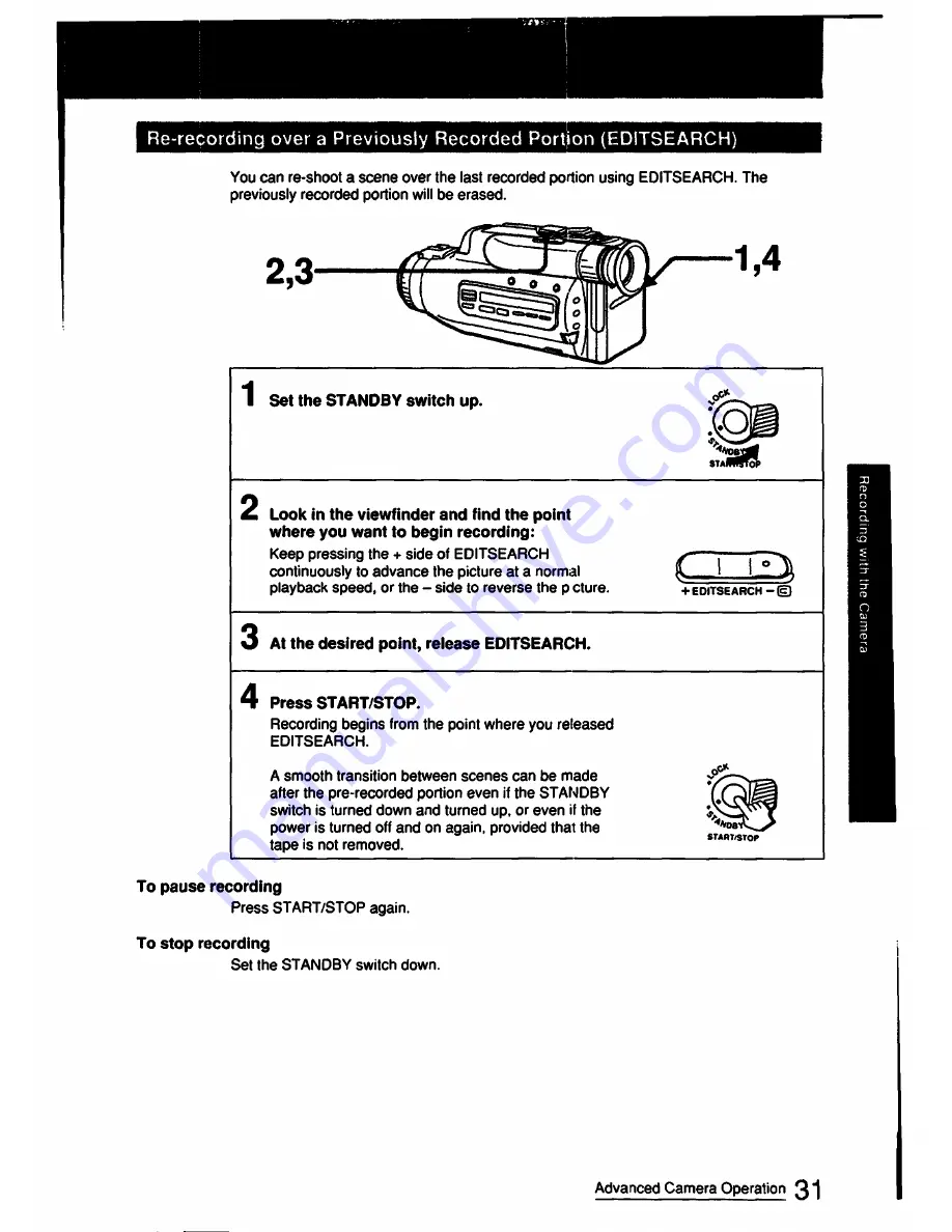 Sony CCD-FX511 Operation Manual Download Page 31