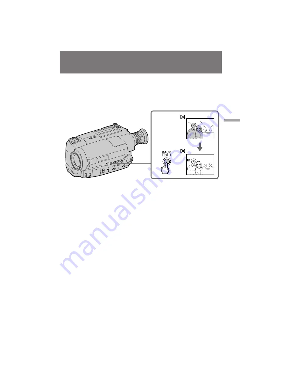 Sony CCD TR 502 E Operating Instructions Manual Download Page 31