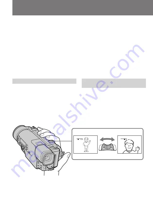 Sony CCD-TR2300E Operating Instructions Manual Download Page 16