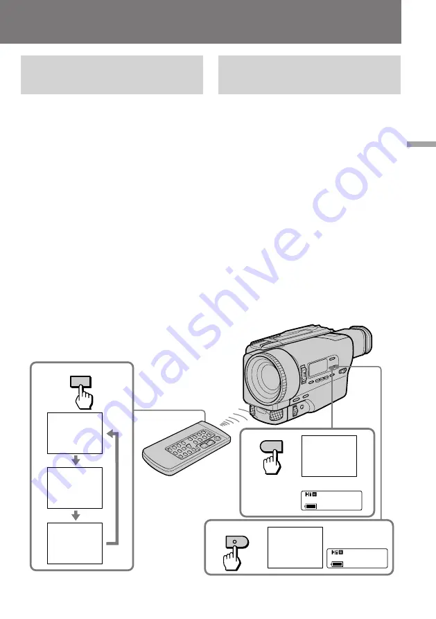 Sony CCD-TR2300E Operating Instructions Manual Download Page 29