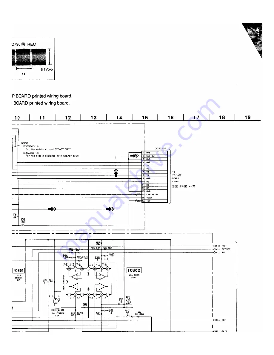 Sony CCD-TR330E Service Manual Download Page 70