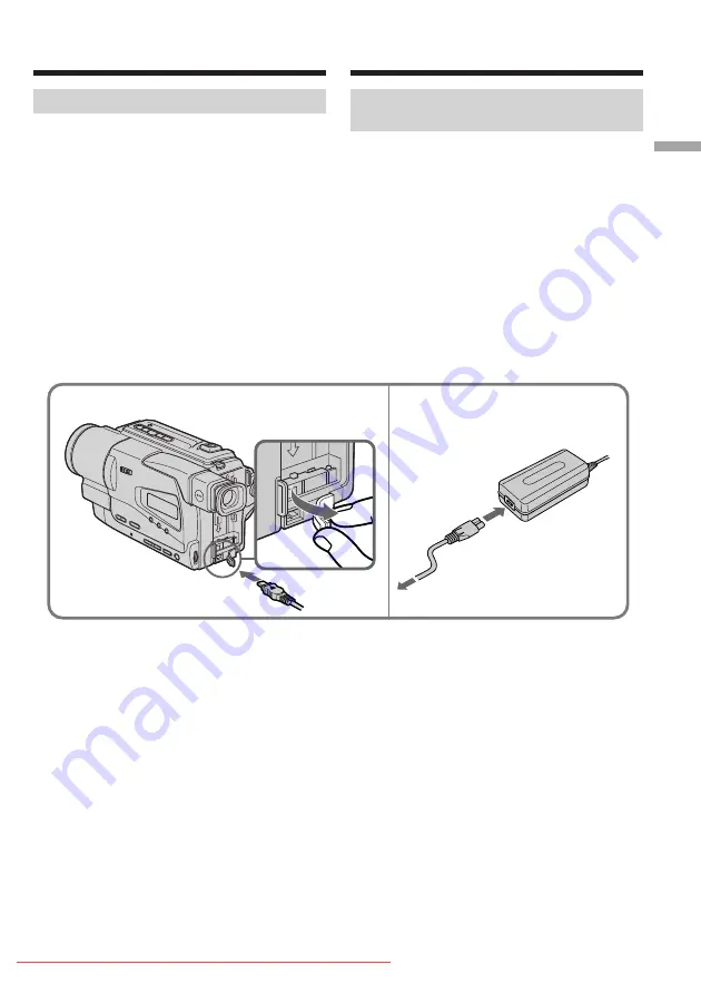 Sony CCD-TR618E Operating Instructions Manual Download Page 19