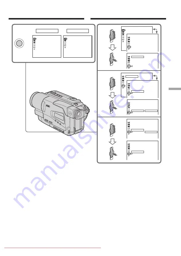 Sony CCD-TR618E Operating Instructions Manual Download Page 63