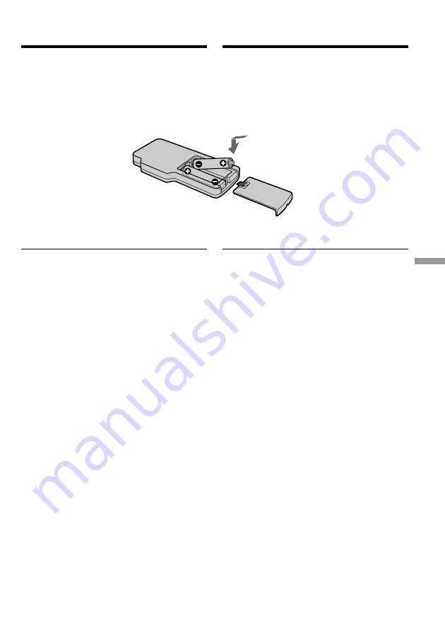 Sony CCD-TR918E, CCD-TR717E, CCD-TR417E, CCD-TR427E, CCD-TR617E Operating Instructions Manual Download Page 109