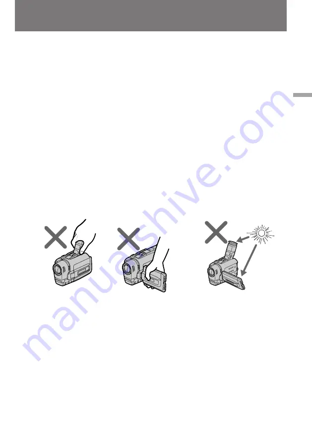 Sony CCD TRV 95 E Operating Instructions Manual Download Page 21