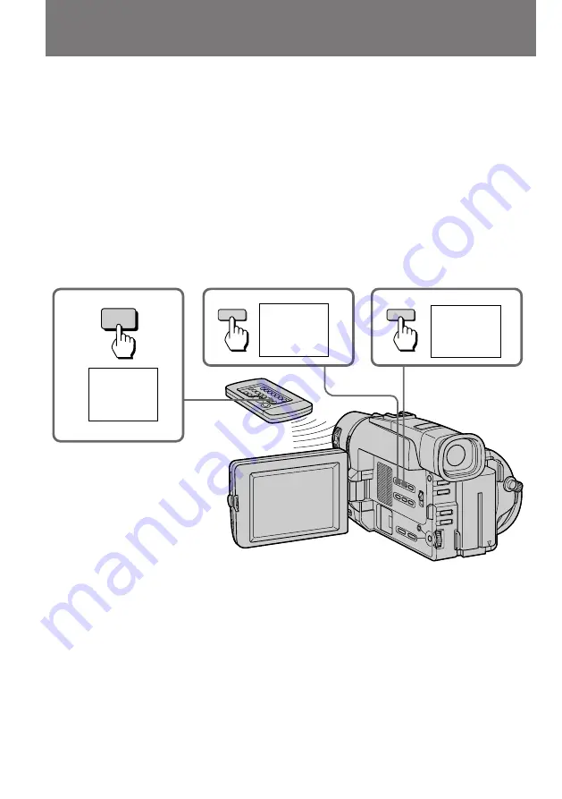 Sony CCD TRV 95 E Operating Instructions Manual Download Page 28