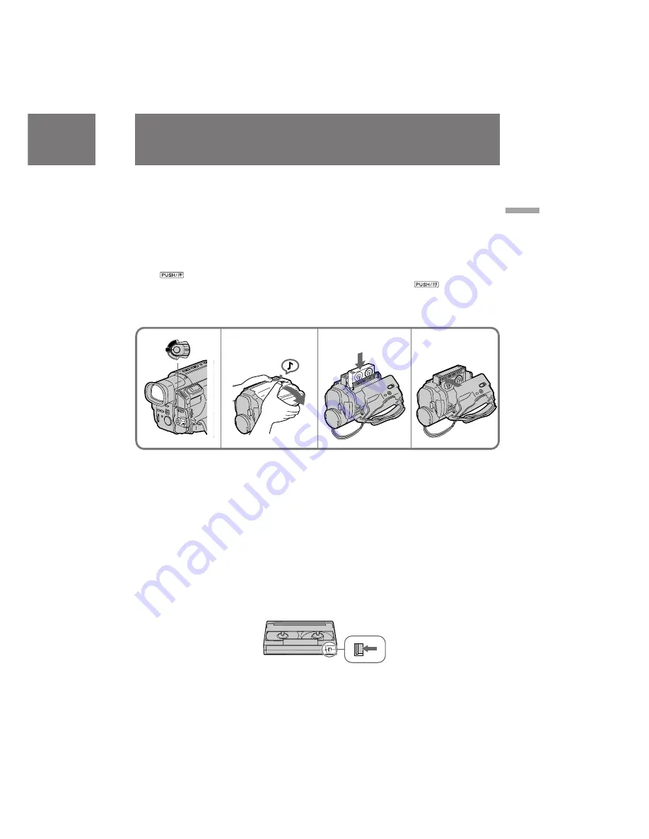 Sony CCD-TRV101 Operating Instructions (English - Espanol) Operating Instructions Manual Download Page 11