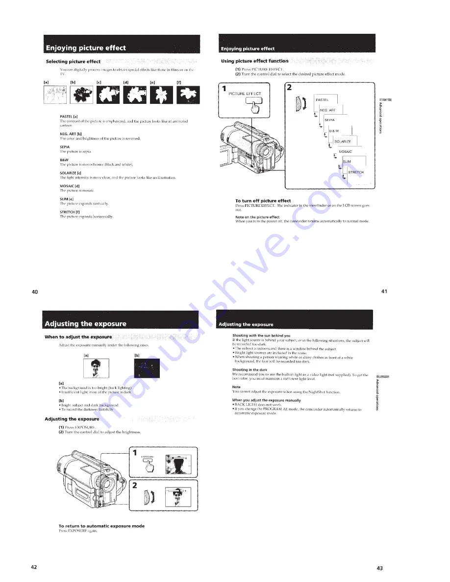 Sony CCD TRV16 - Hi8 Handycam Camcorder Скачать руководство пользователя страница 20