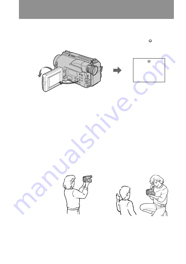 Sony CCD-TRV312 Operating Instructions  (primary manual) Operating Instructions Manual Download Page 16