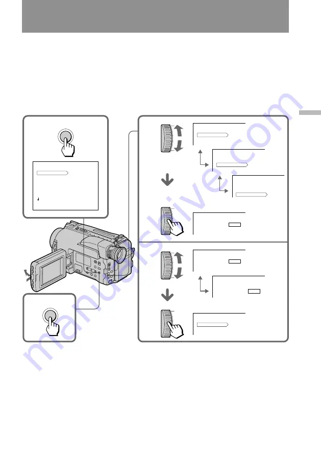 Sony CCD-TRV312 Operating Instructions  (primary manual) Скачать руководство пользователя страница 27