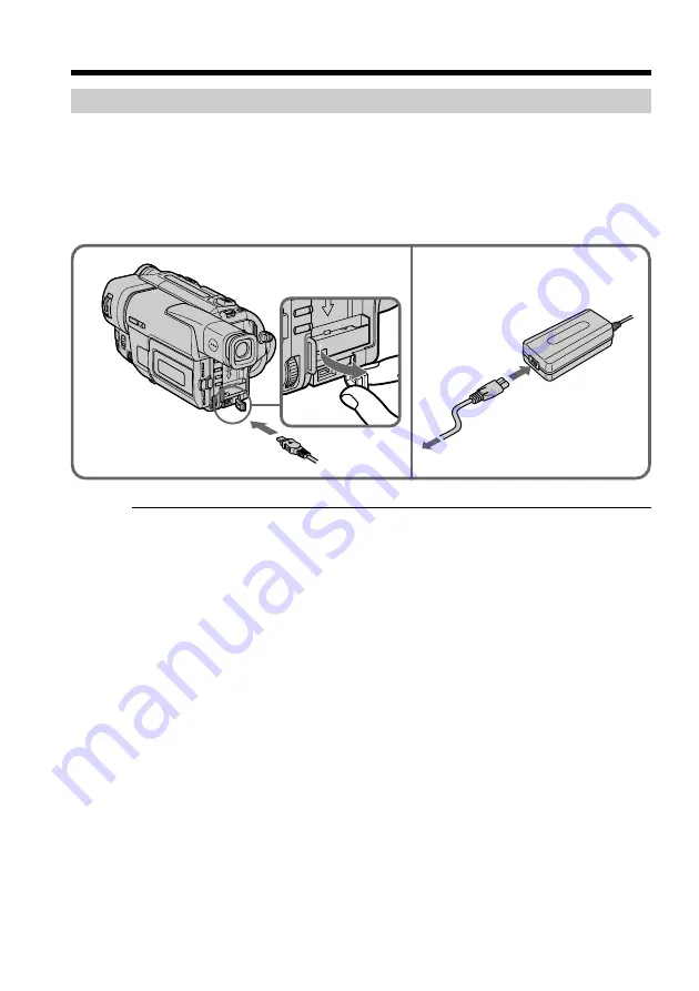 Sony CCD TRV37 - Hi8 Camcorder Operating Instructions Manual Download Page 14