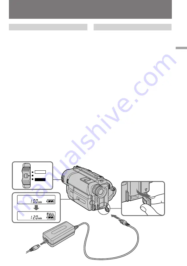 Sony CCD-TRV65E, CCD-TRV3E, CCD-TRV15E, CCD-TRV23E, CCD-TRV35E Скачать руководство пользователя страница 9