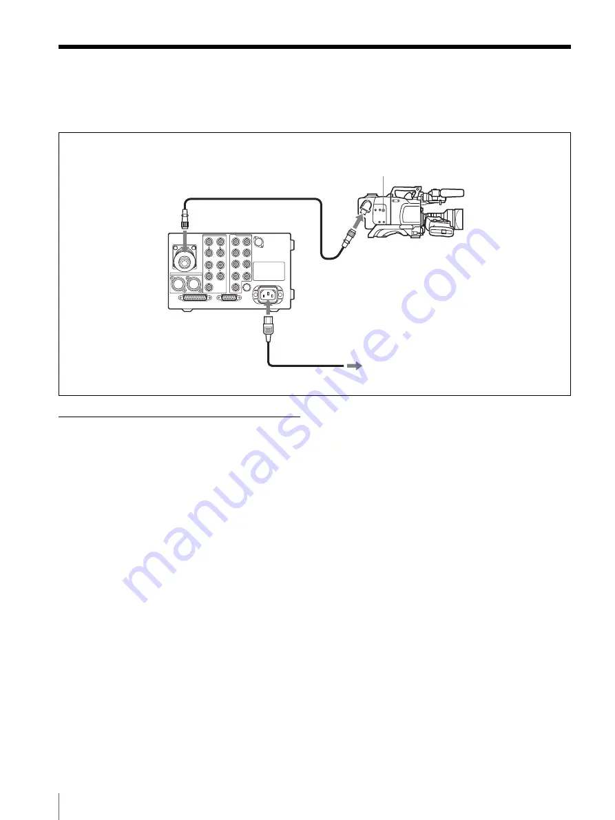 Sony CCU-TX50 Скачать руководство пользователя страница 12