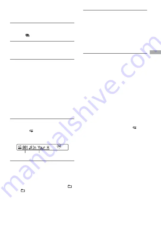 Sony CD Walkman D-NE920 Operating Instructions Manual Download Page 25