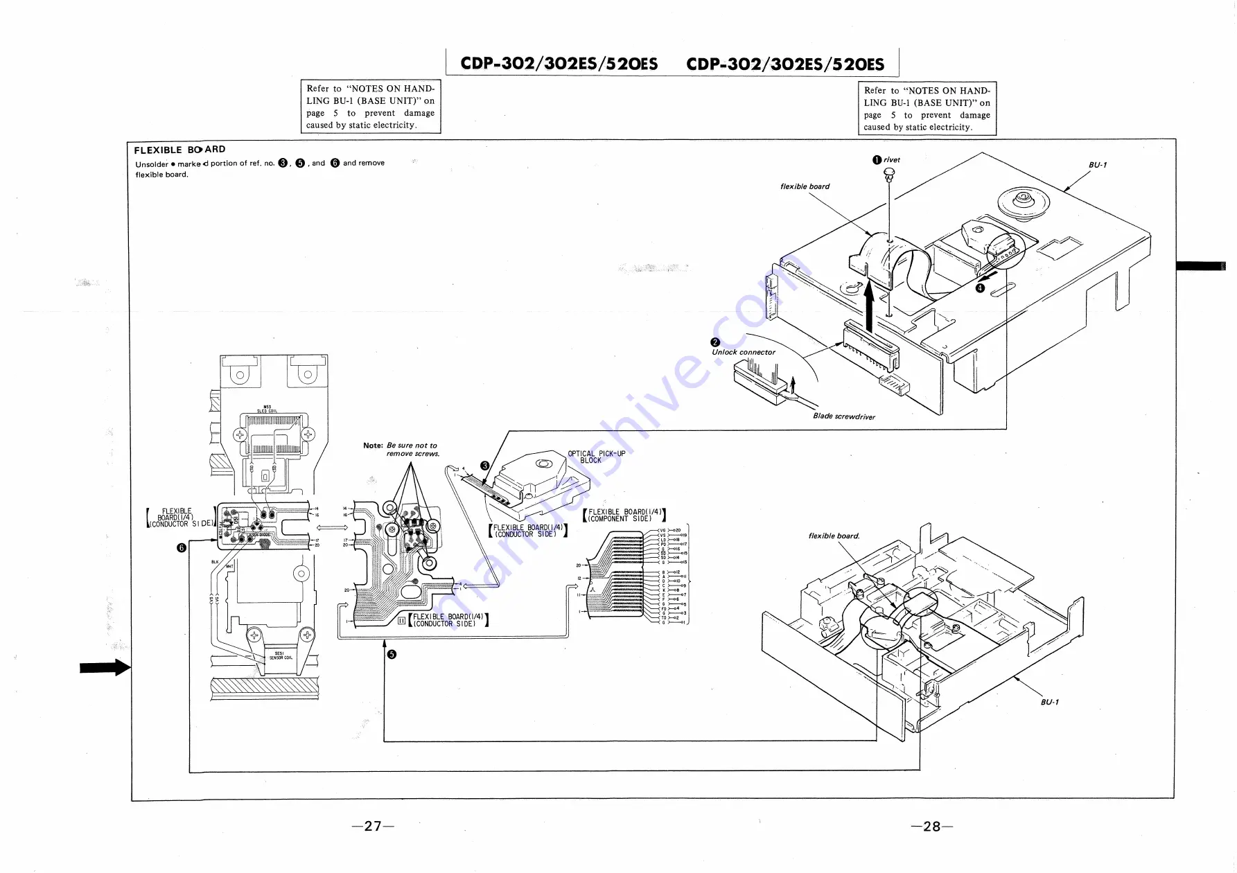 Sony CDP-302 Service Manual Download Page 17